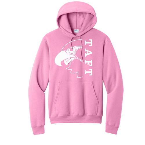 Adult Hoodie with White Print