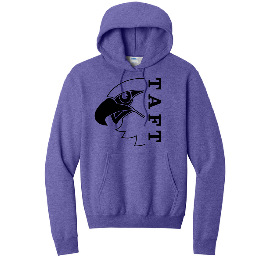 Adult Hoodie with Black Print