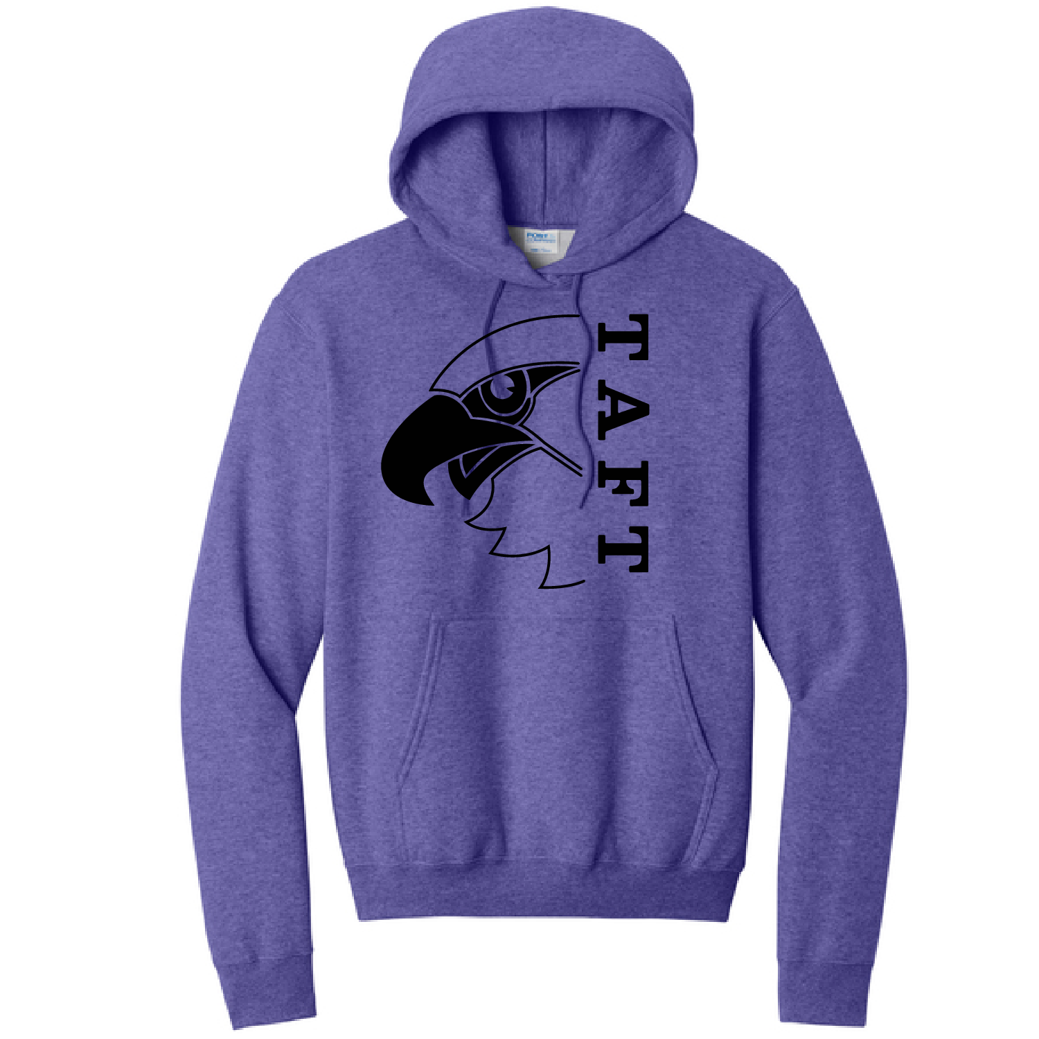 Adult Hoodie with Black Print