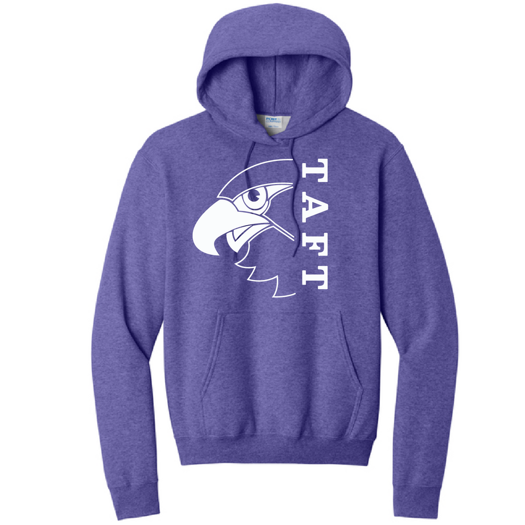 Adult Hoodie with White Print