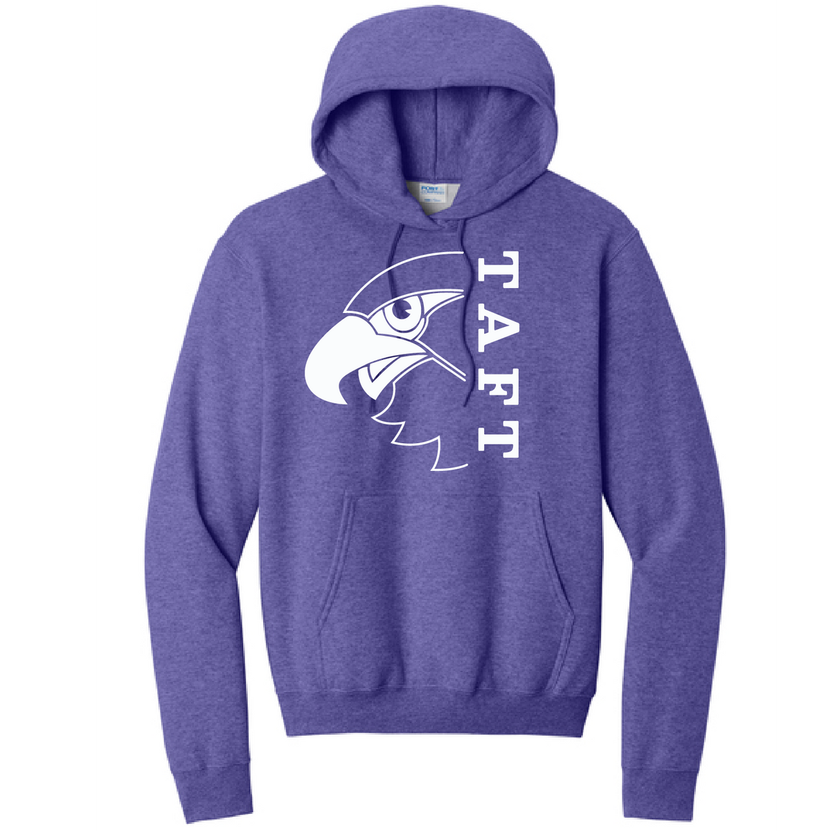 Adult Hoodie with White Print