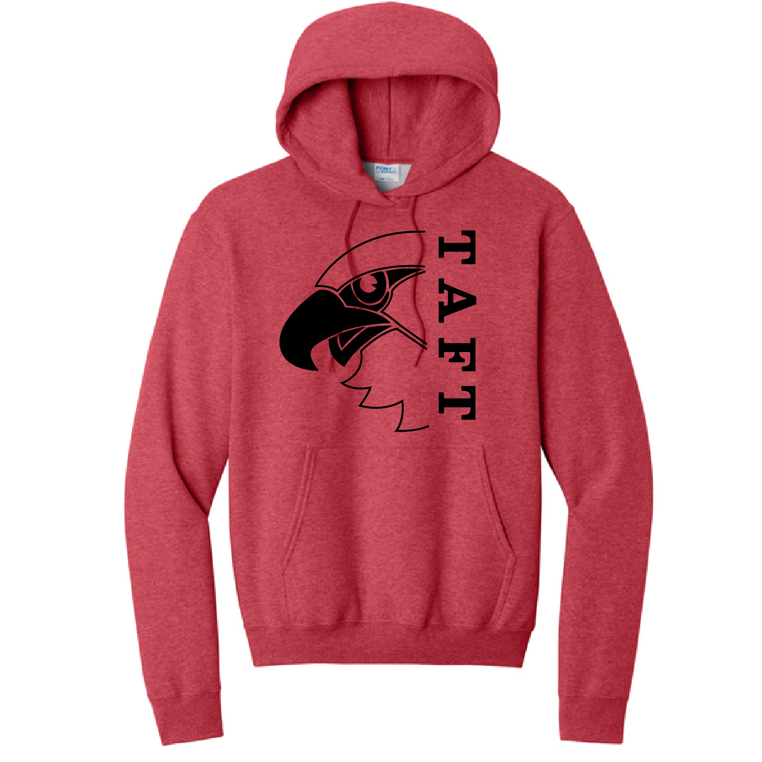 Adult Hoodie with Black Print