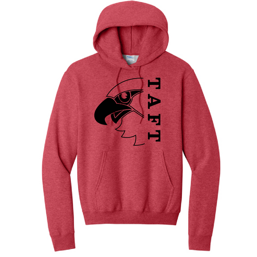 Adult Hoodie with Black Print