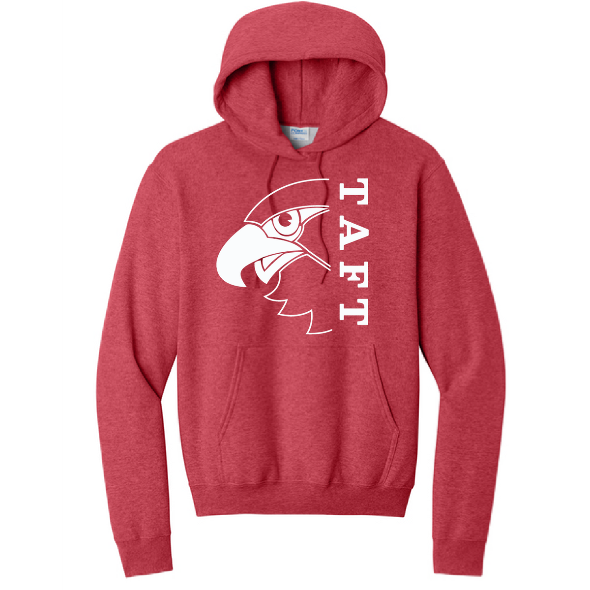 Adult Hoodie with White Print