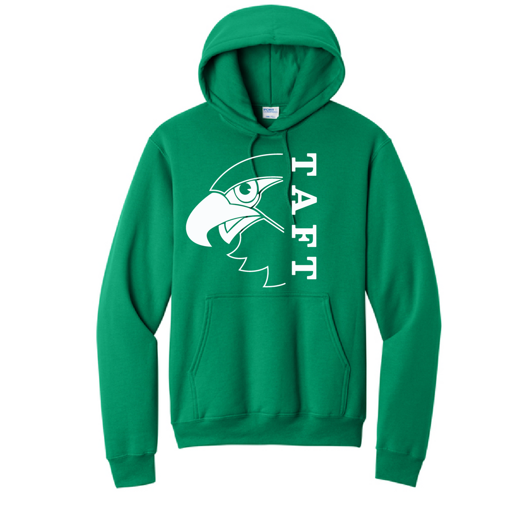 Adult Hoodie with White Print