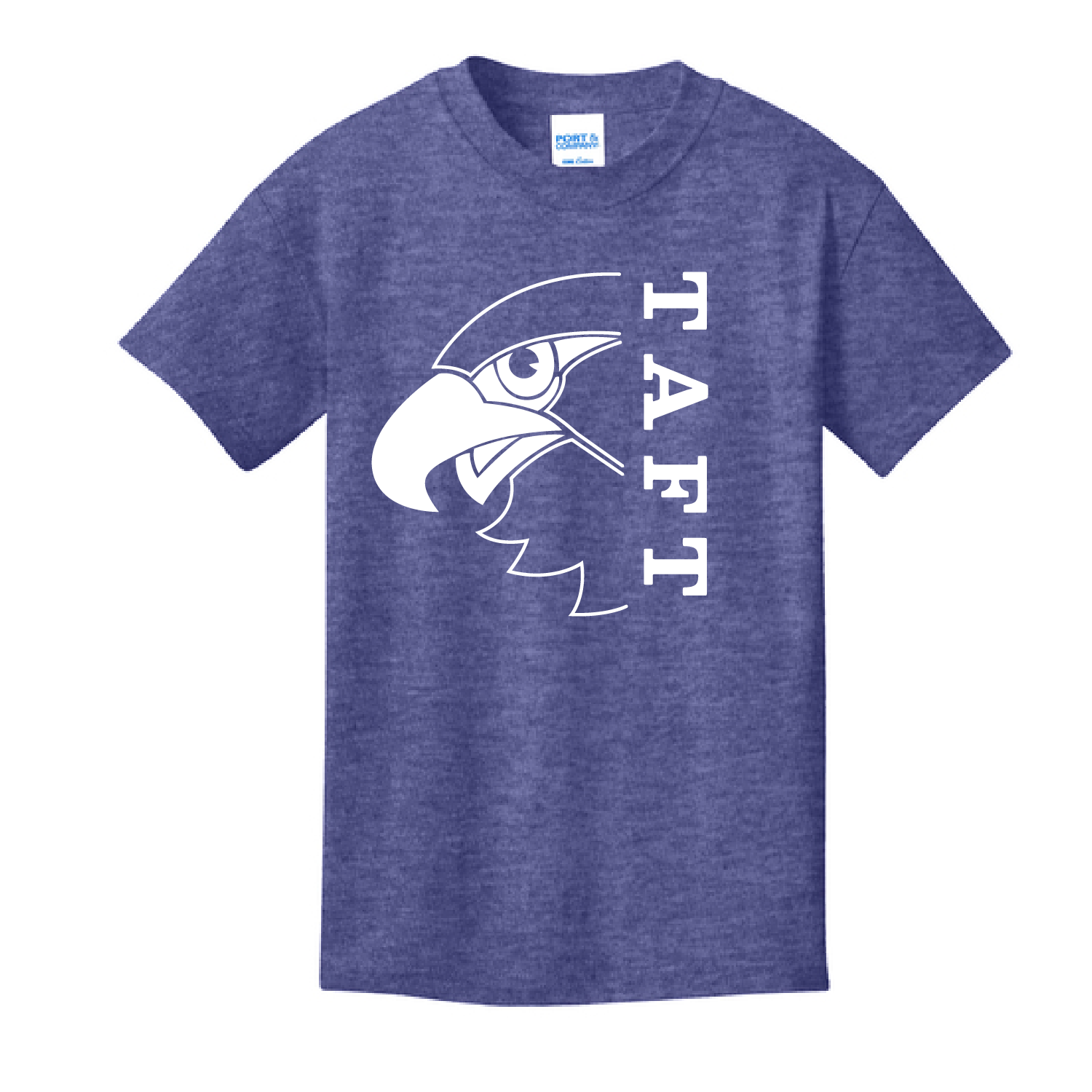 Adult Short Sleeve T-shirt with White Print