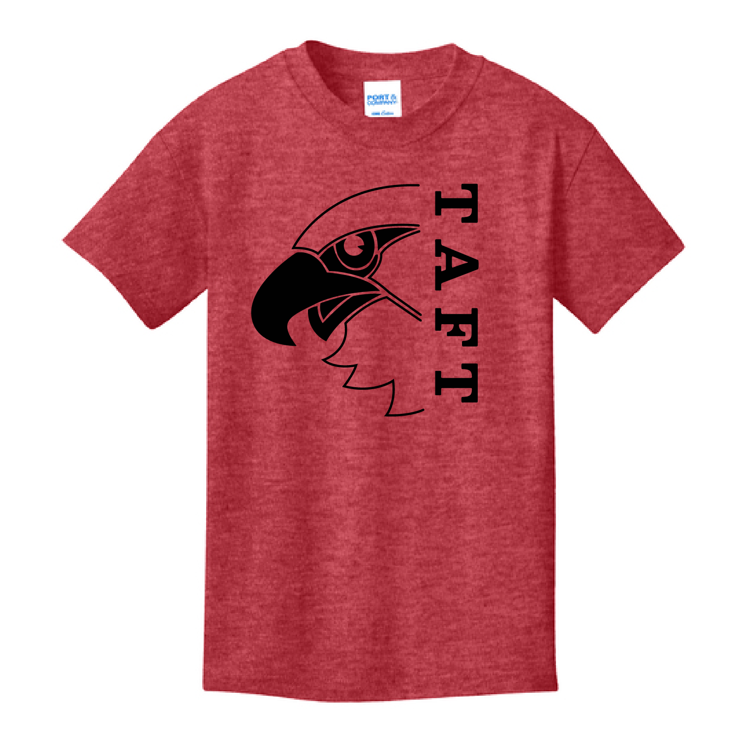Adult Short Sleeve T-shirt with Black Print