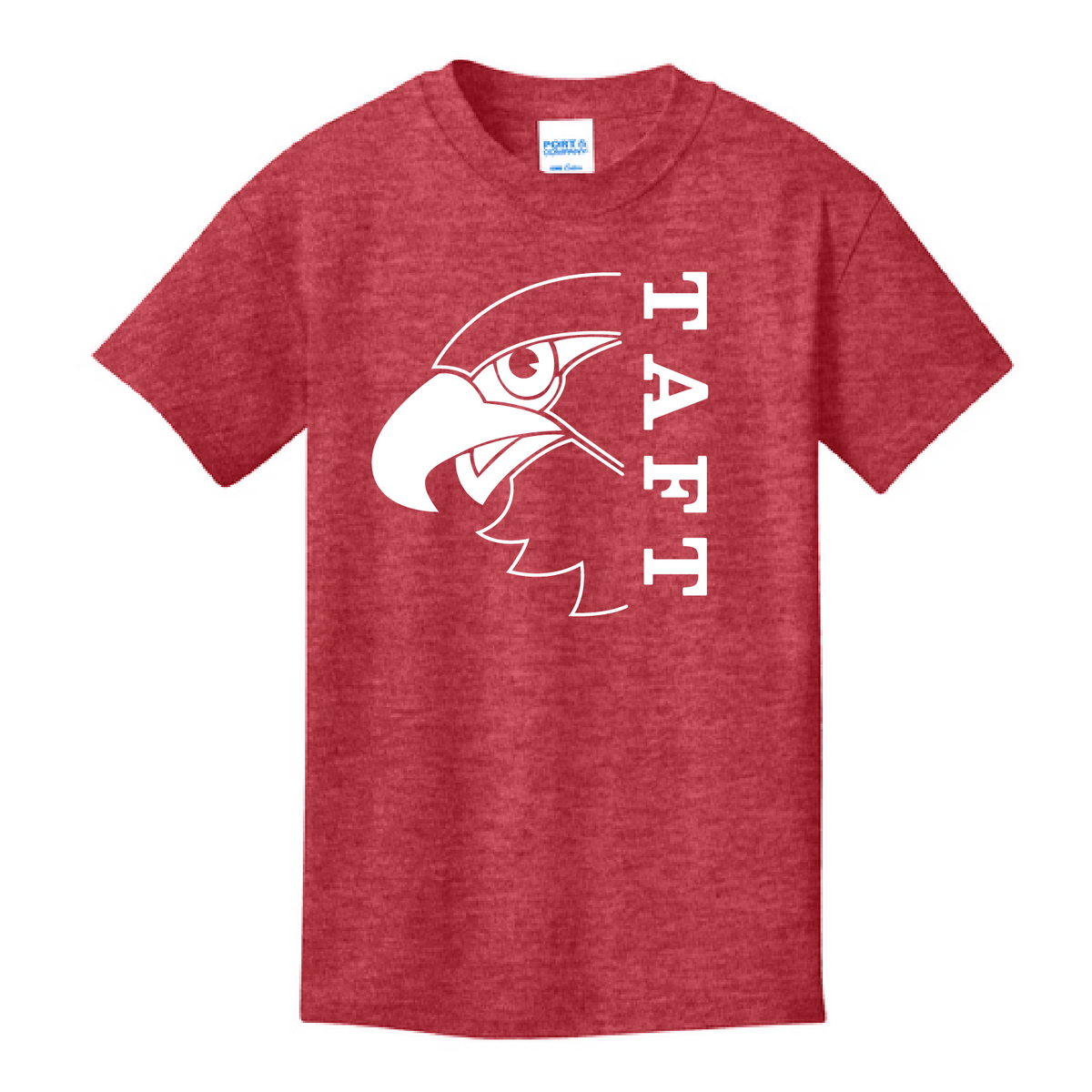 Adult Short Sleeve T-shirt with White Print
