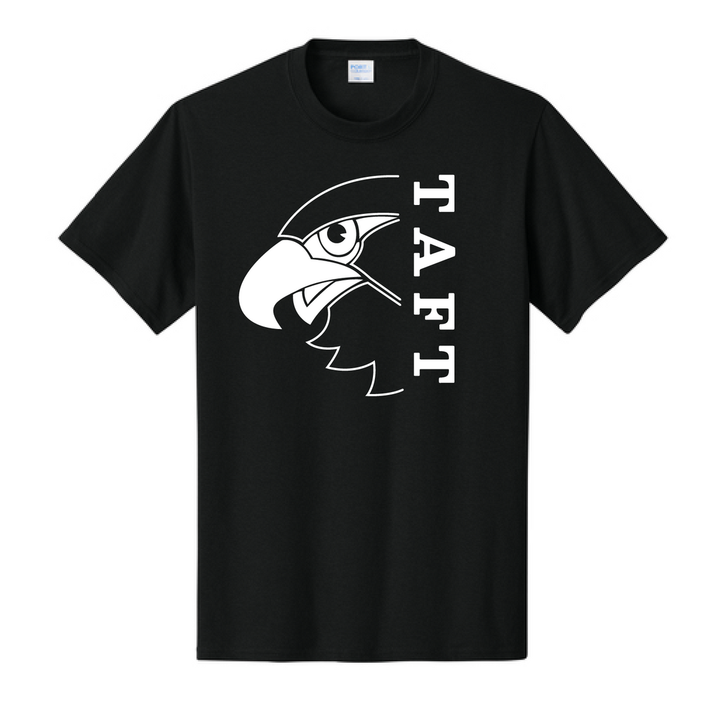 Adult Short Sleeve T-shirt with White Print