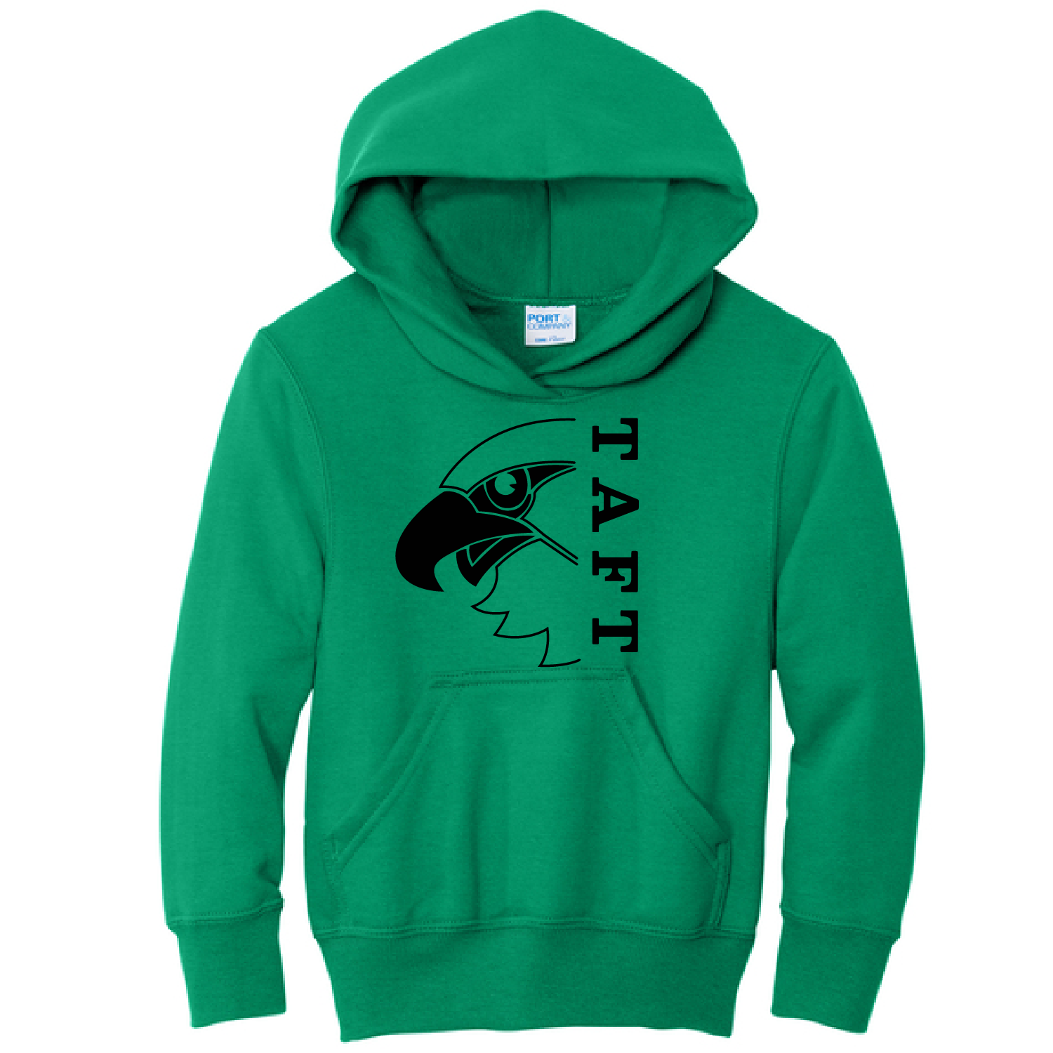 Youth Hoodie with Black Print