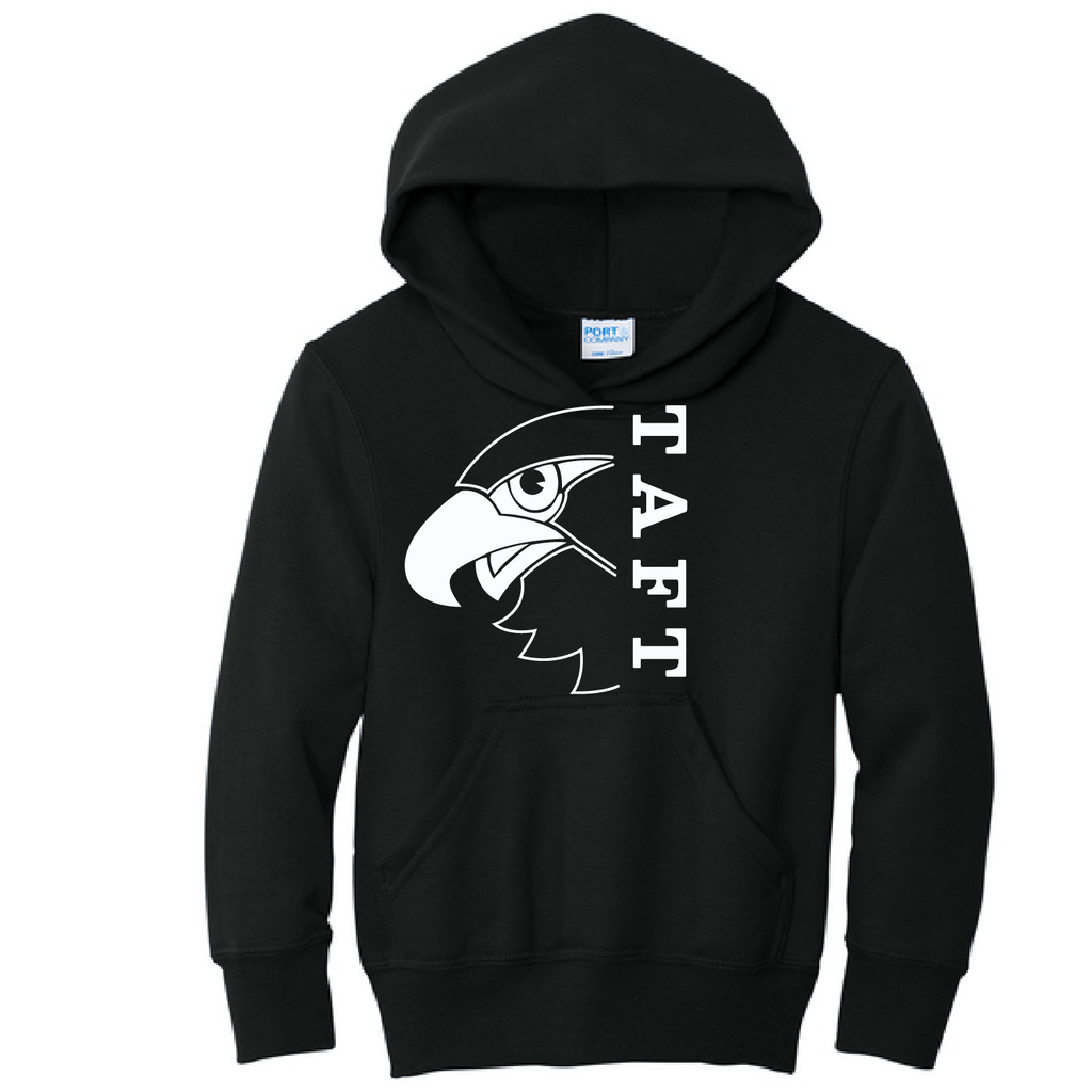 Youth Hoodie with White Print