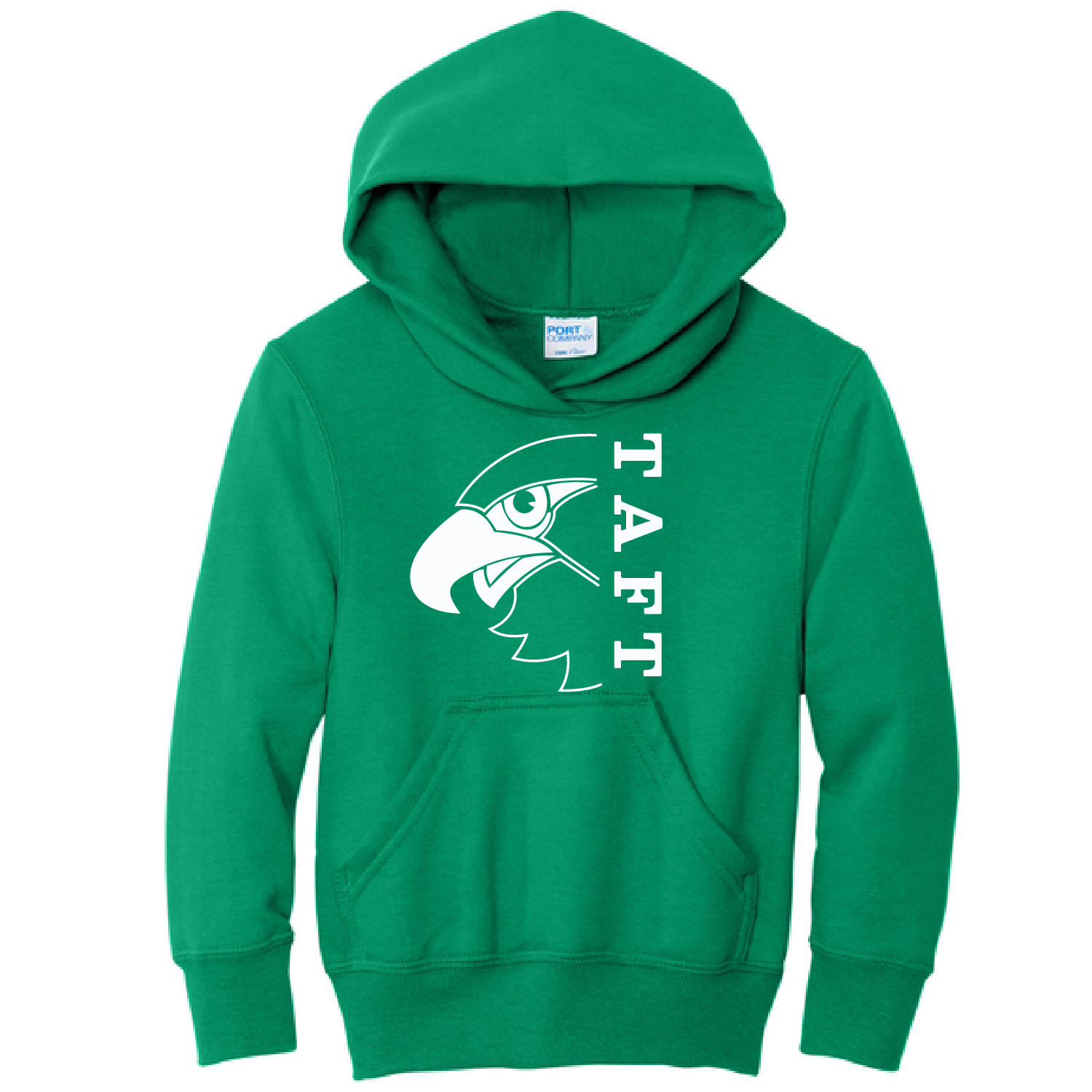 Youth Hoodie with White Print