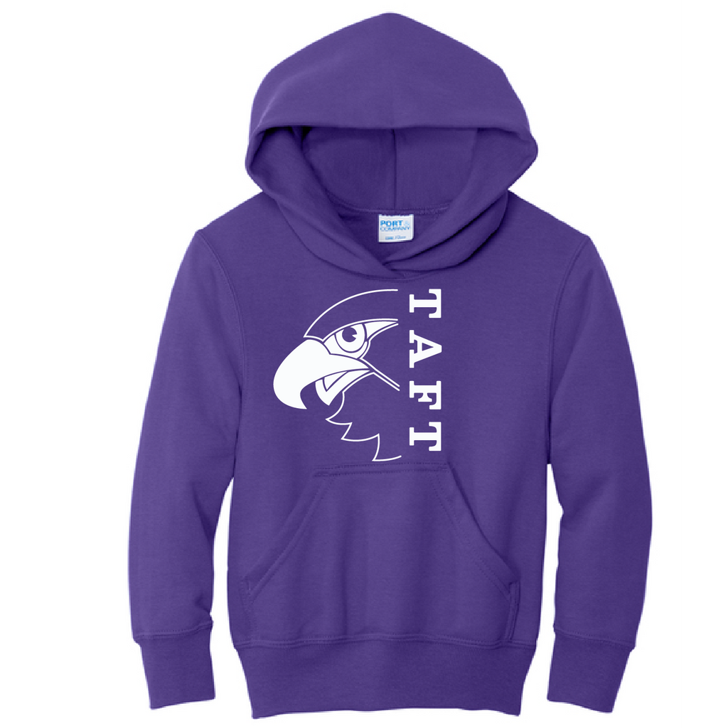 Youth Hoodie with White Print