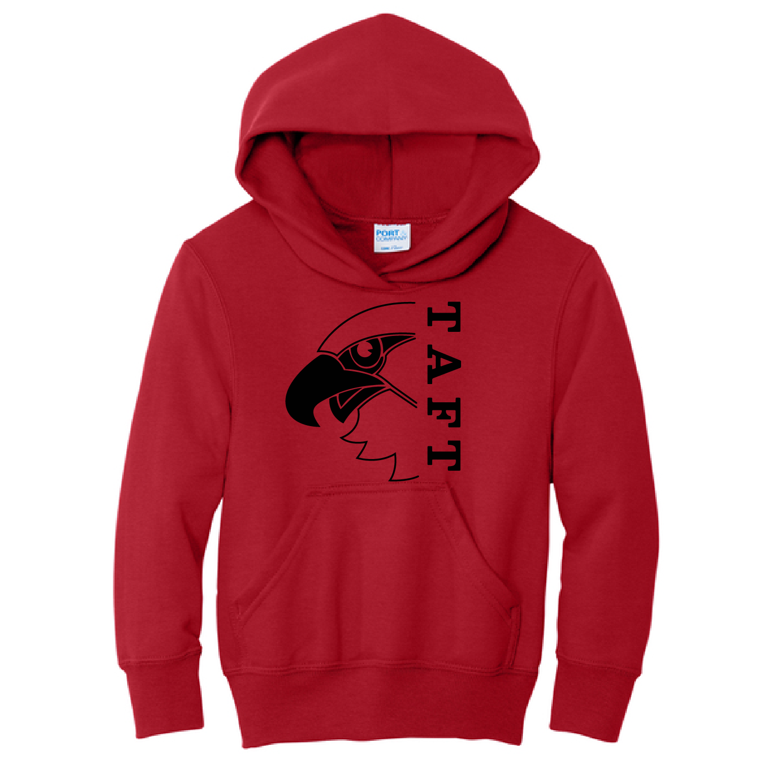 Youth Hoodie with Black Print