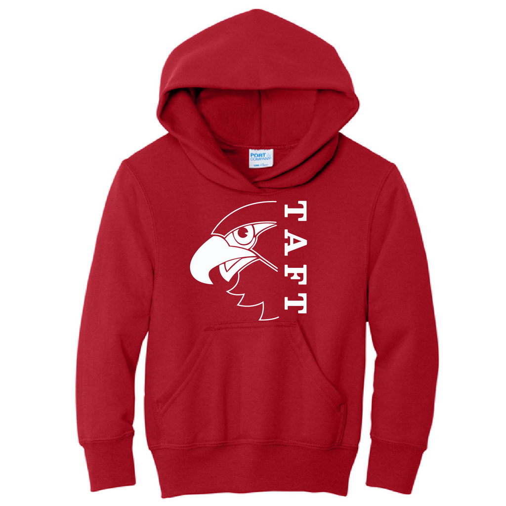 Youth Hoodie with White Print
