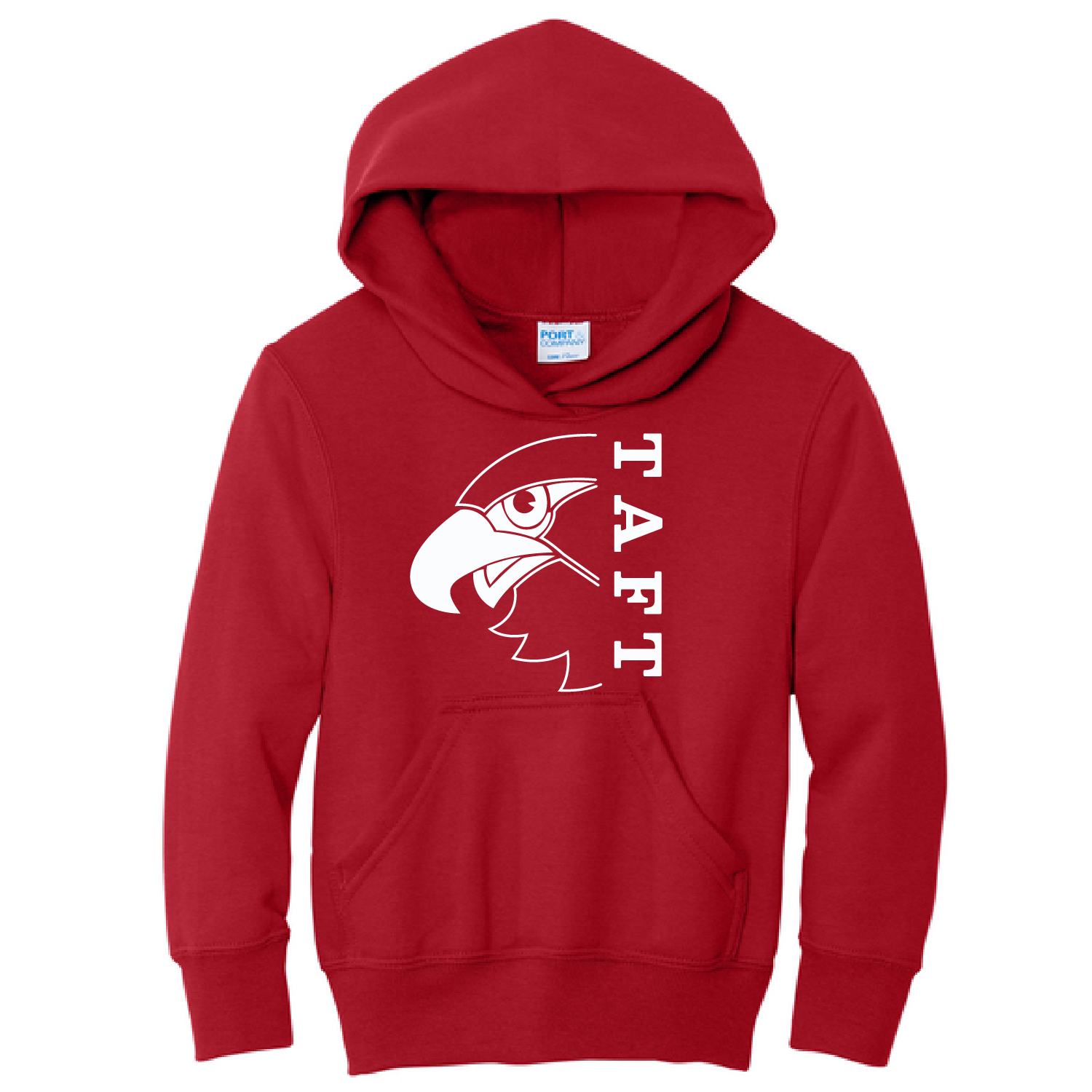 Youth Hoodie with White Print