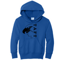 Youth Hoodie with Black Print