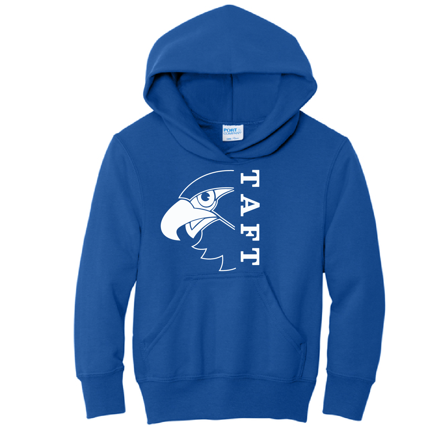 Youth Hoodie with White Print