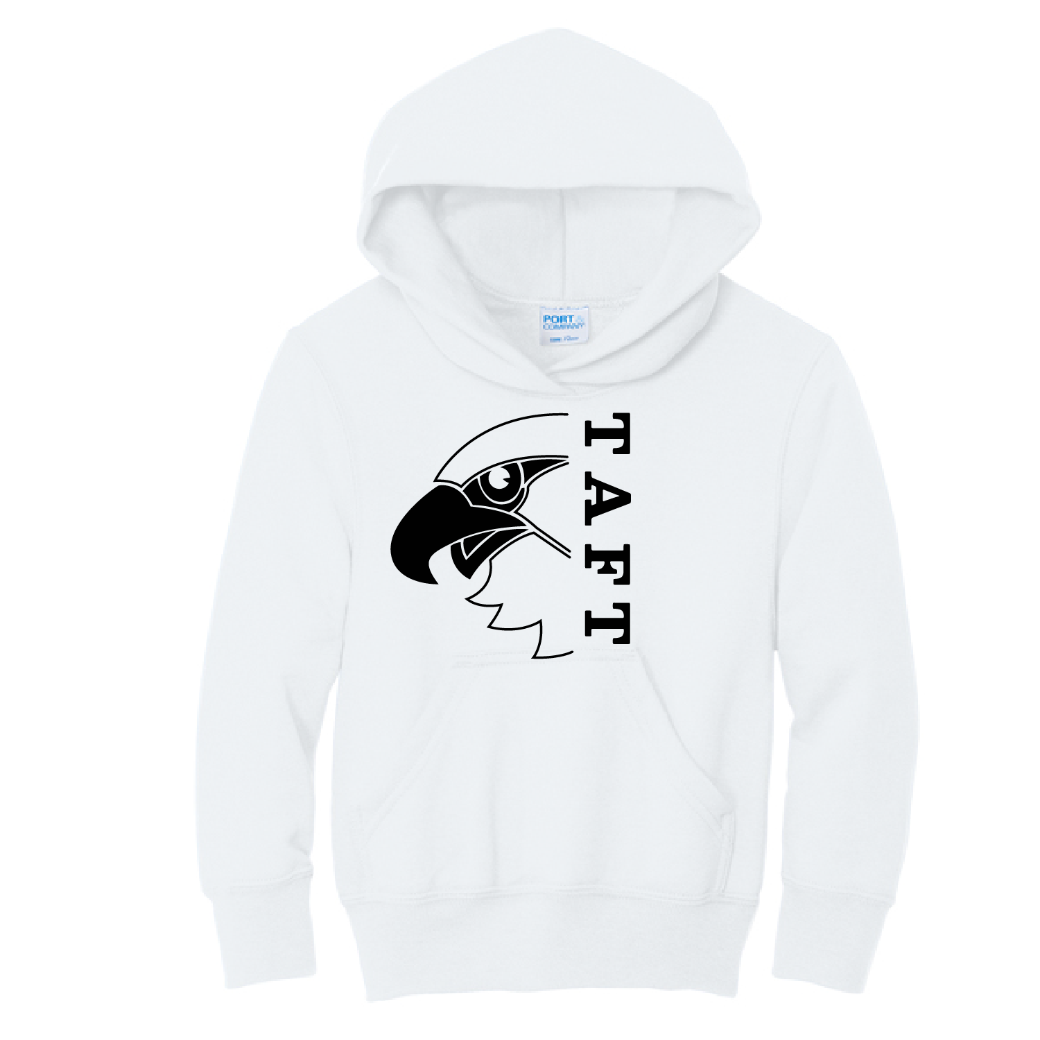 Youth Hoodie with Black Print